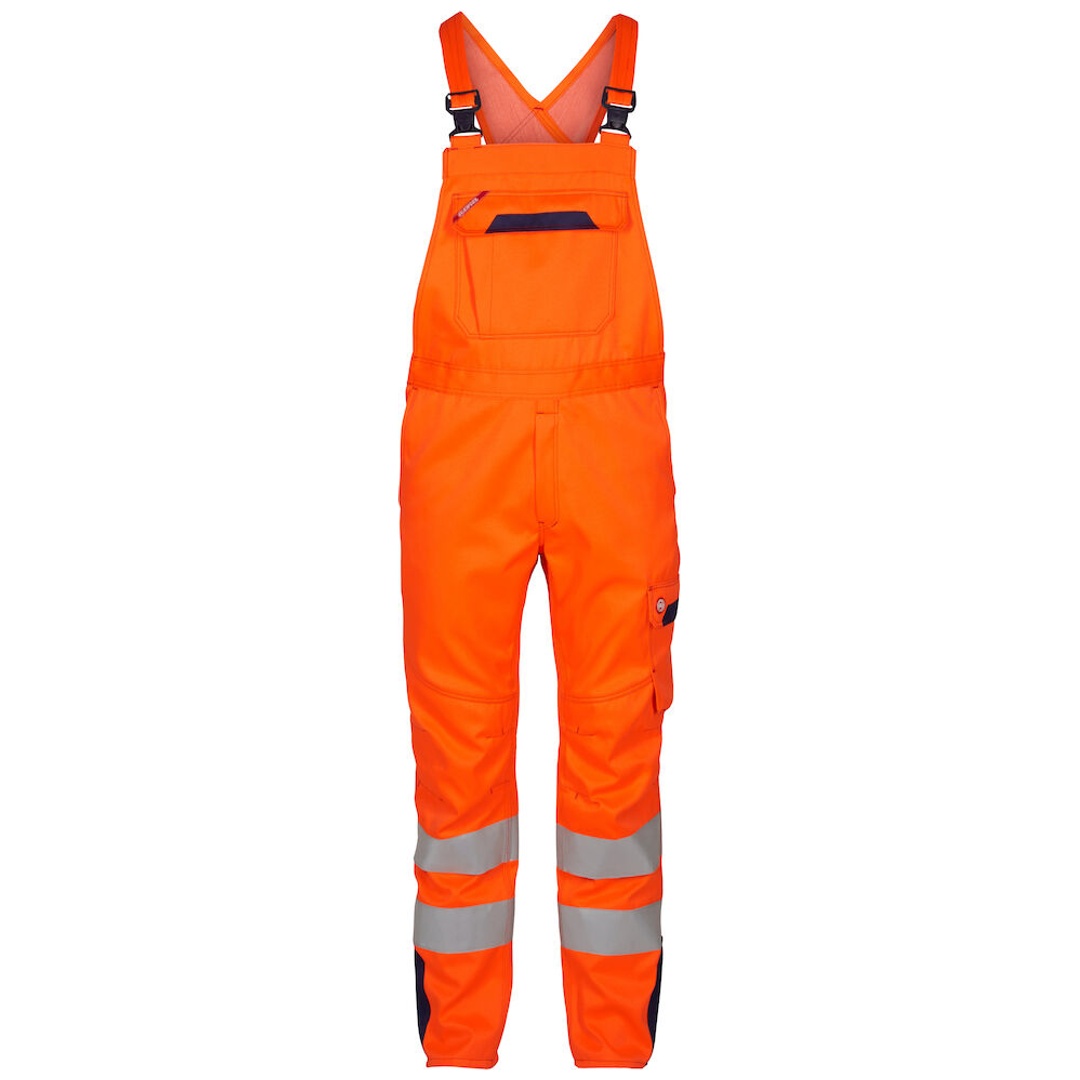 ENGEL Safety+ Multinorm Inherent Latzhose 3285-830 Gr. 56 orange/marine