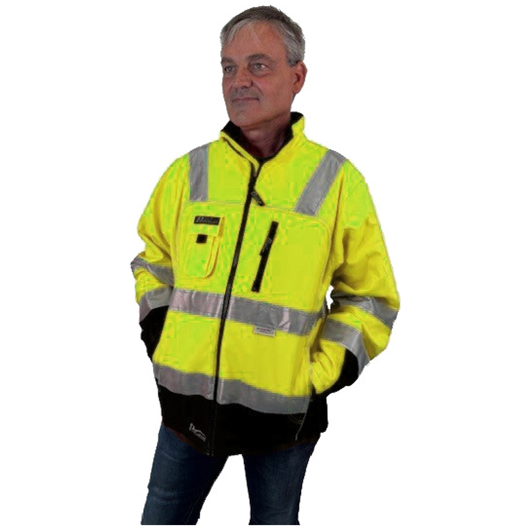 Asatex Trendline Softshelljacke PTW-S Gr. M (50/52) gelb/schwarz