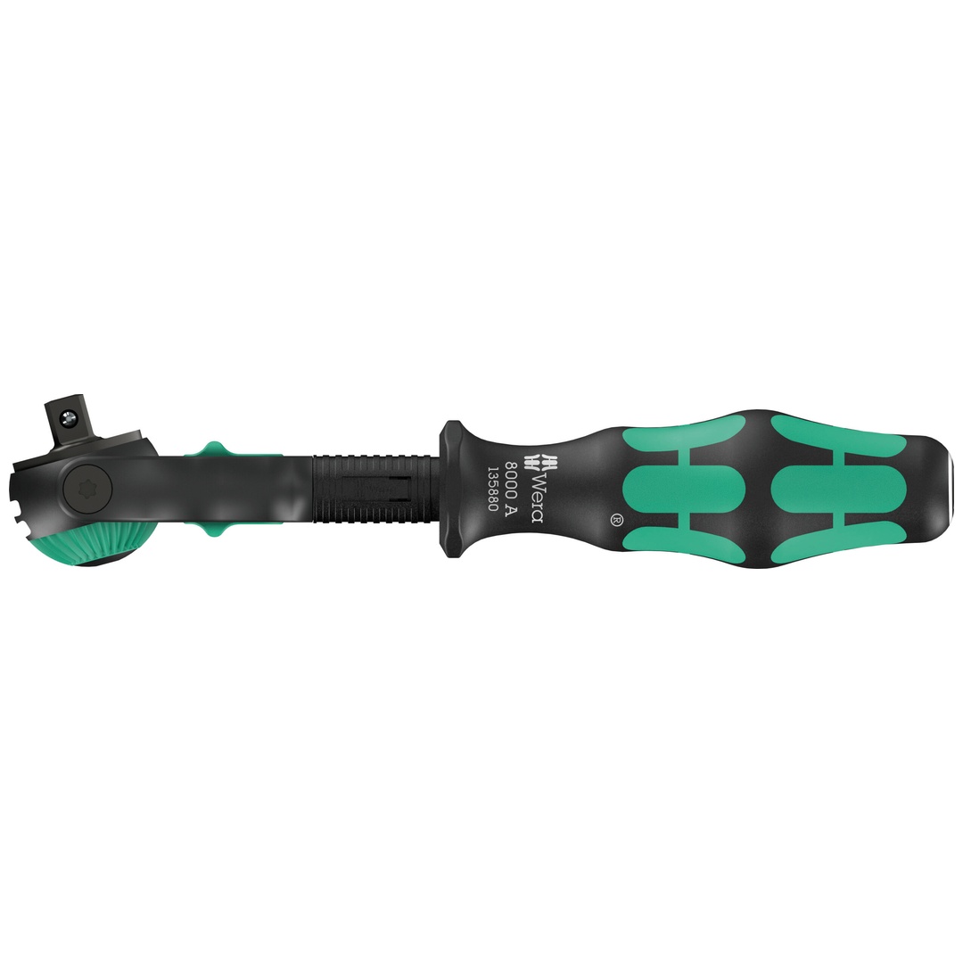 Wera 8000 A Black Edition Zyklop Speed-Knarre mit 1/4-Antrieb, 1/4