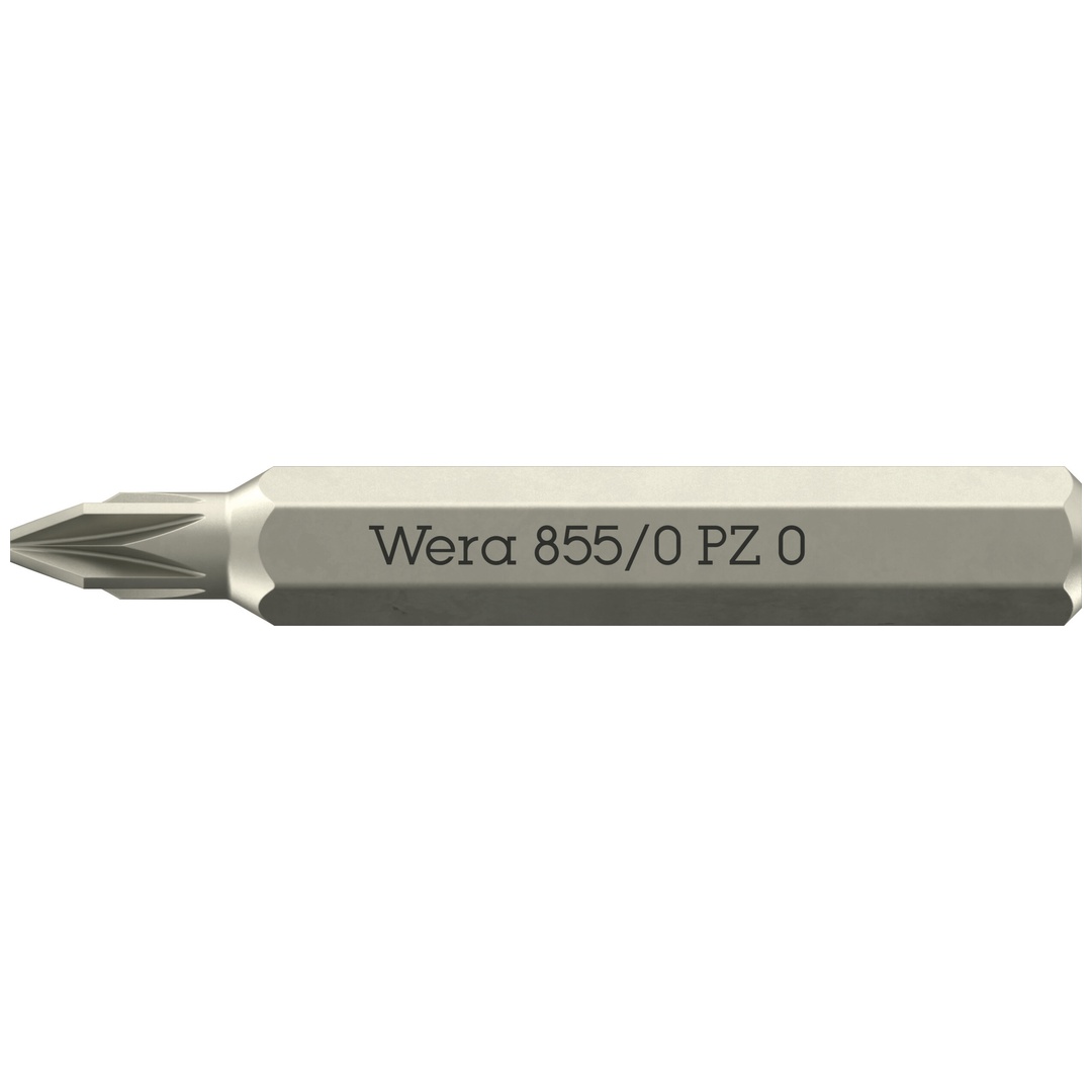 Wera 855/0 Micro Bits geeignet für Pozidriv-Schrauben, PZ 0 x 30 mm