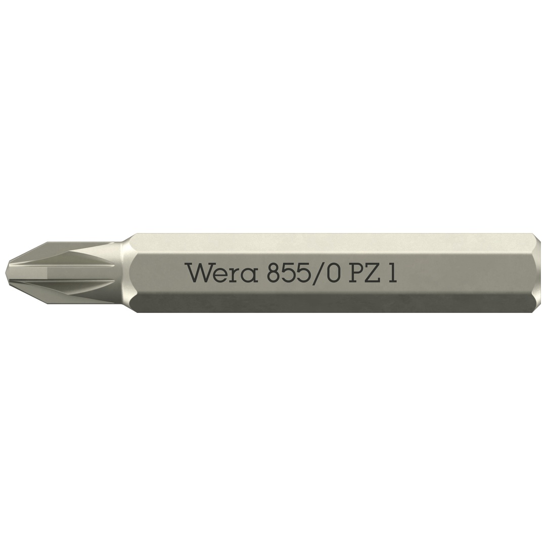 Wera 855/0 Micro Bits geeignet für Pozidriv-Schrauben, PZ 1 x 30 mm