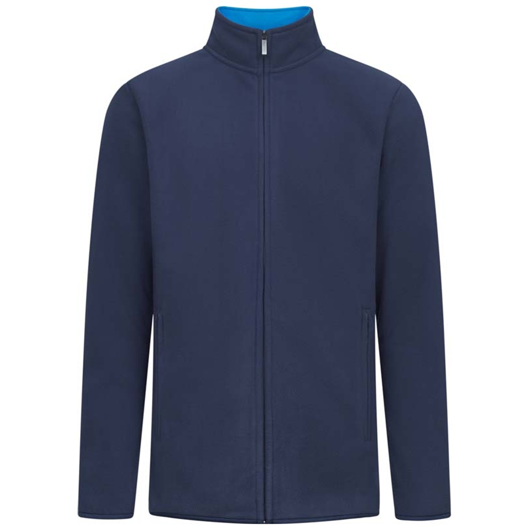 Promodoro Fleece-Jacke 7961 Gr. 3XL navy/aqua