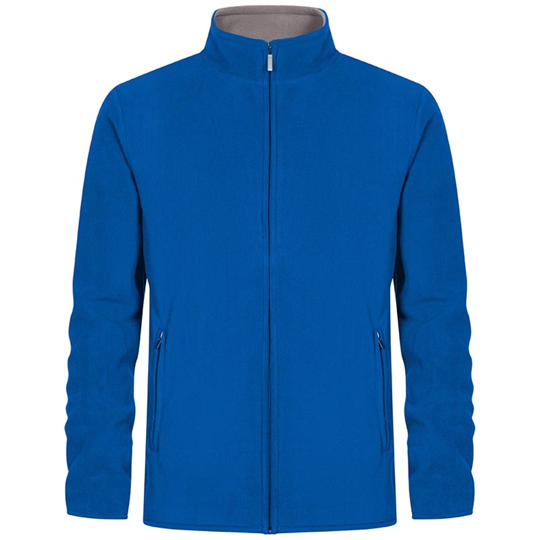 Promodoro Fleece-Jacke 7961 Gr. 2XL royal/steel grey