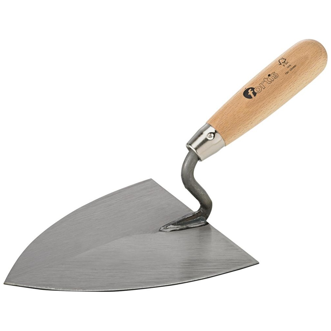 Fortis Ziegelkelle Brüssel 180mm, S-Hals, geschliffen