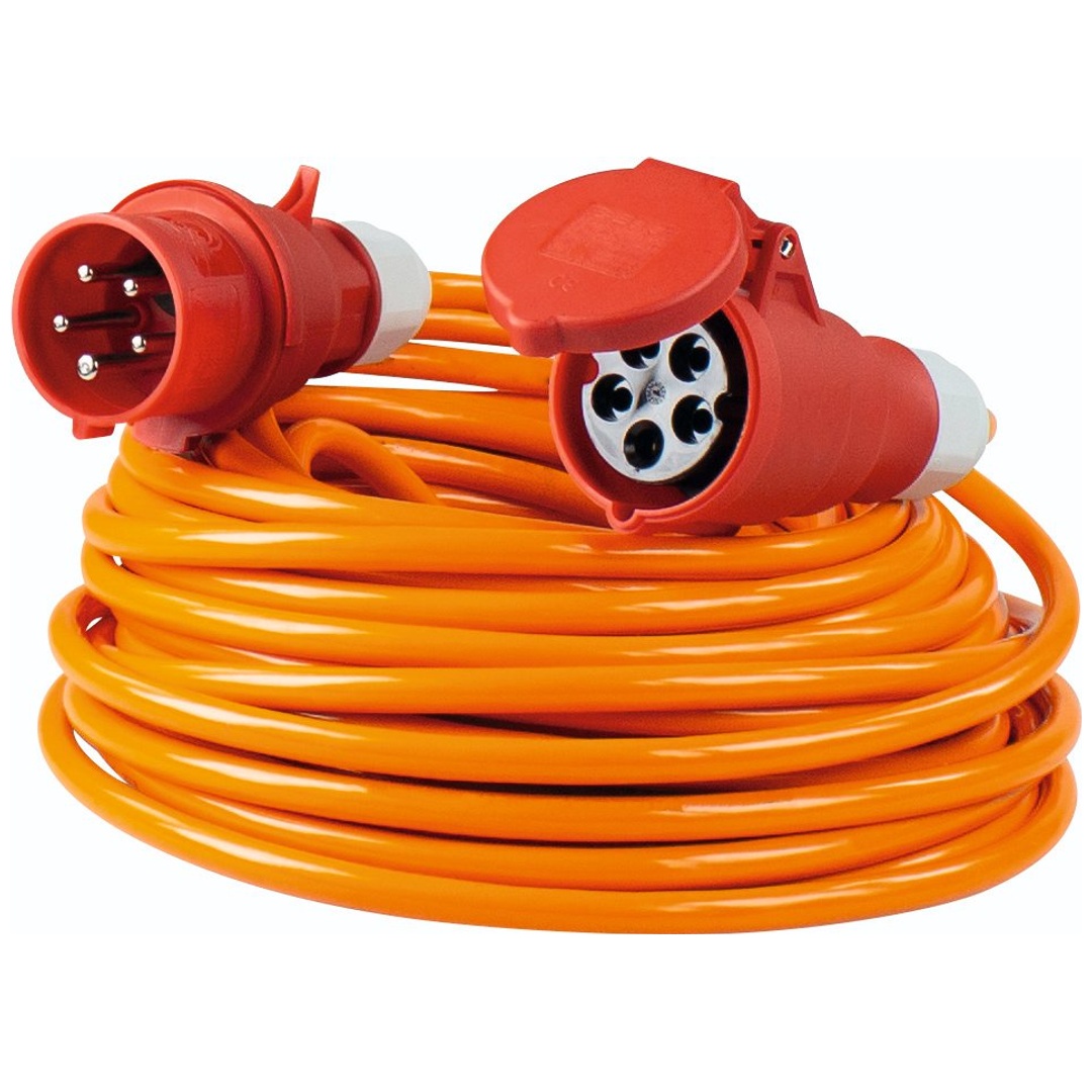 As-schwabe - cee Starkstromverlängerung 32A 22kW 10m H07BQ-F 5G4 IP44