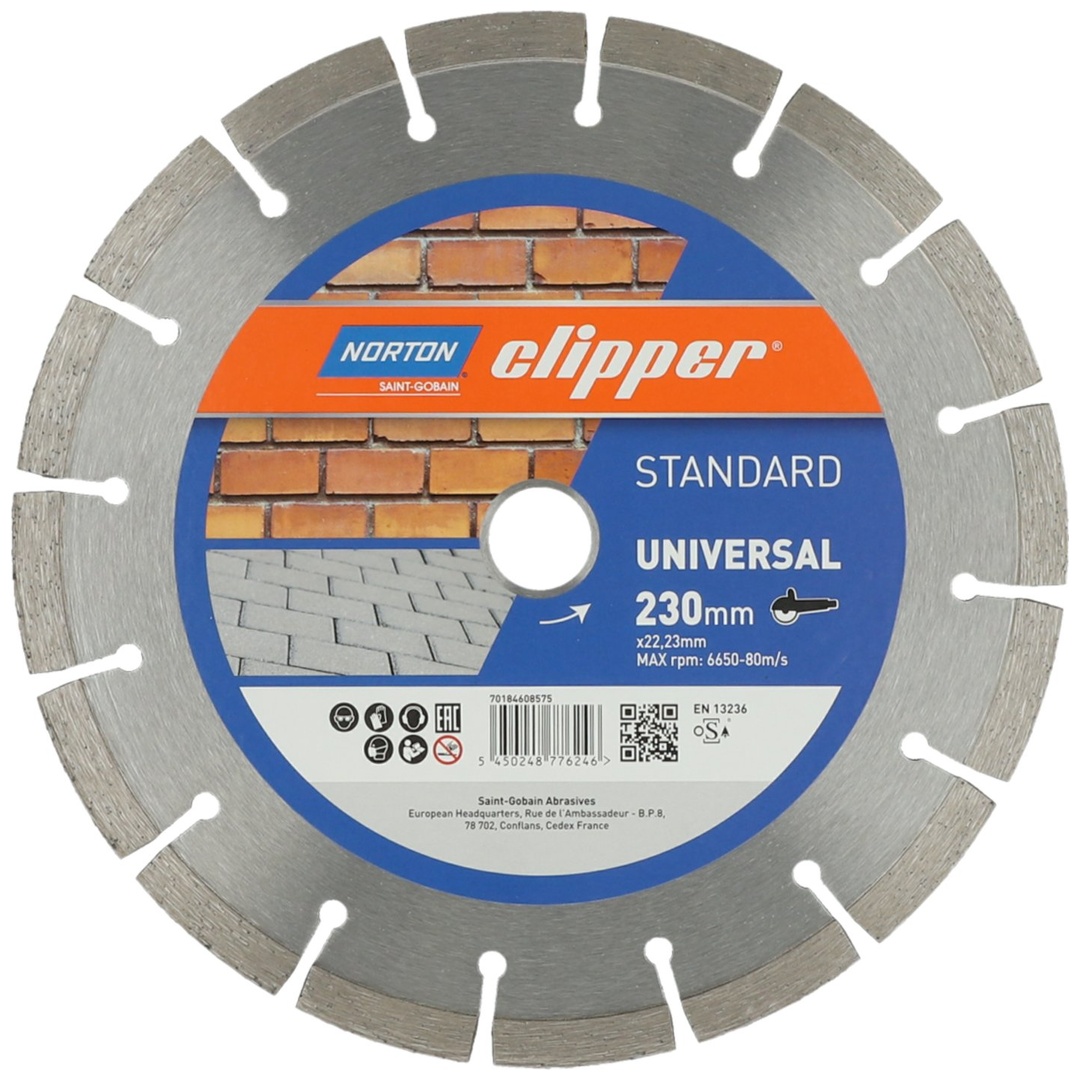 Norton Clipper Norton Diamantscheibe Standard Universal Ø230