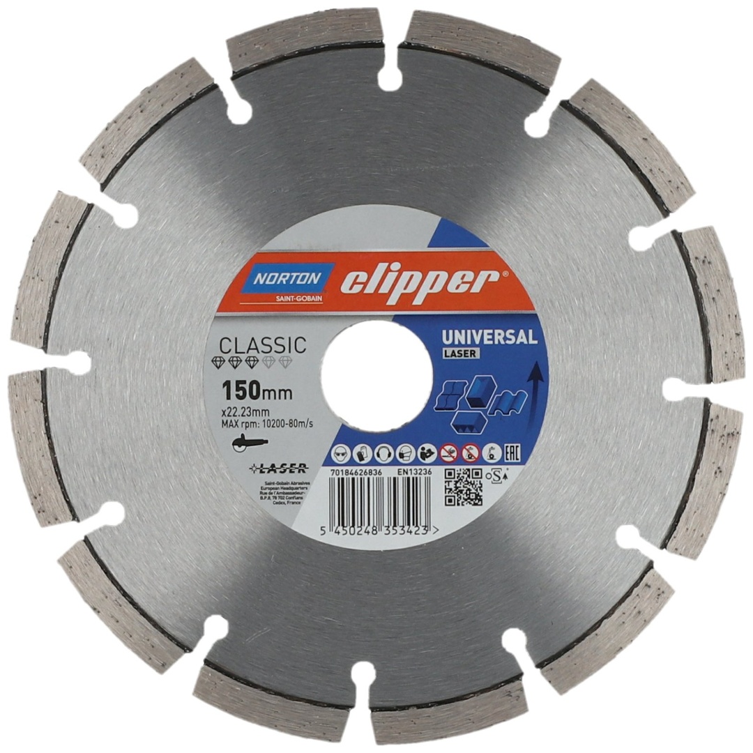Norton Clipper Diamant-Trenn CLA Laser 2670  150x22,23 mm