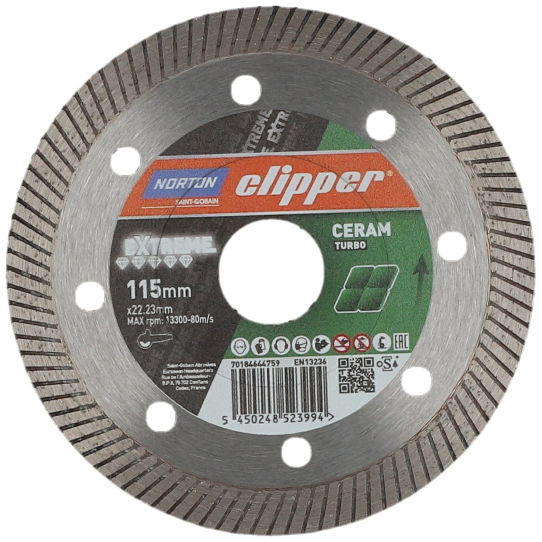 Norton Clipper Clipper Diamant-Trennsch.Extreme Ceramic 115x22,23