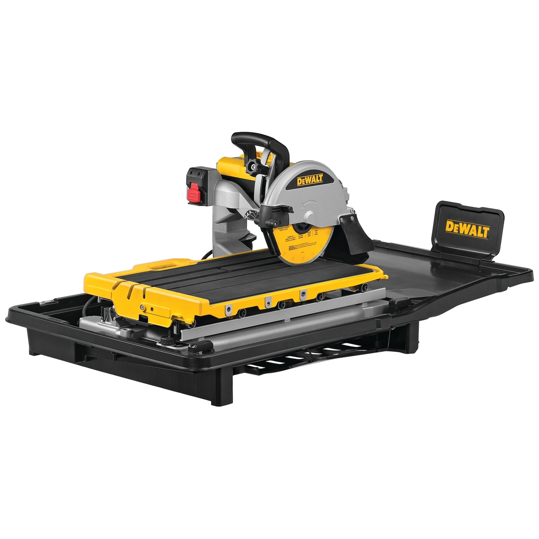 DeWalt Stein- und Fliesensäge 1600 W, incl. Trennscheibe, Zubehör