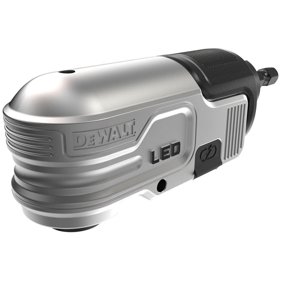 DeWalt Winkelvorsatz für Verwendung mit Schraubern, 1/4, mit integrietem LED-Licht