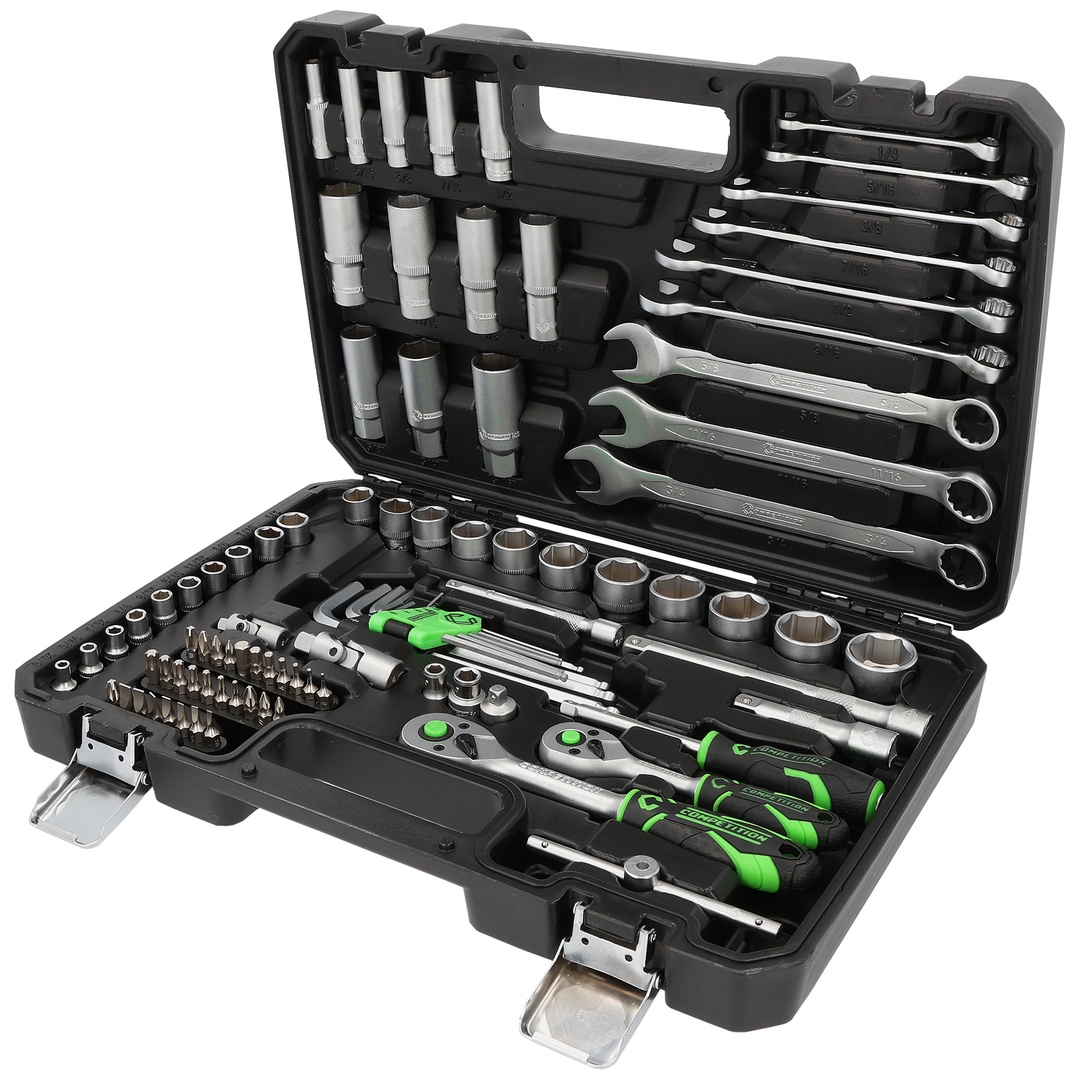 KS Tools COMPETITION 1/4 + 3/8 Steckschlüssel-Satz, 91-tlg.