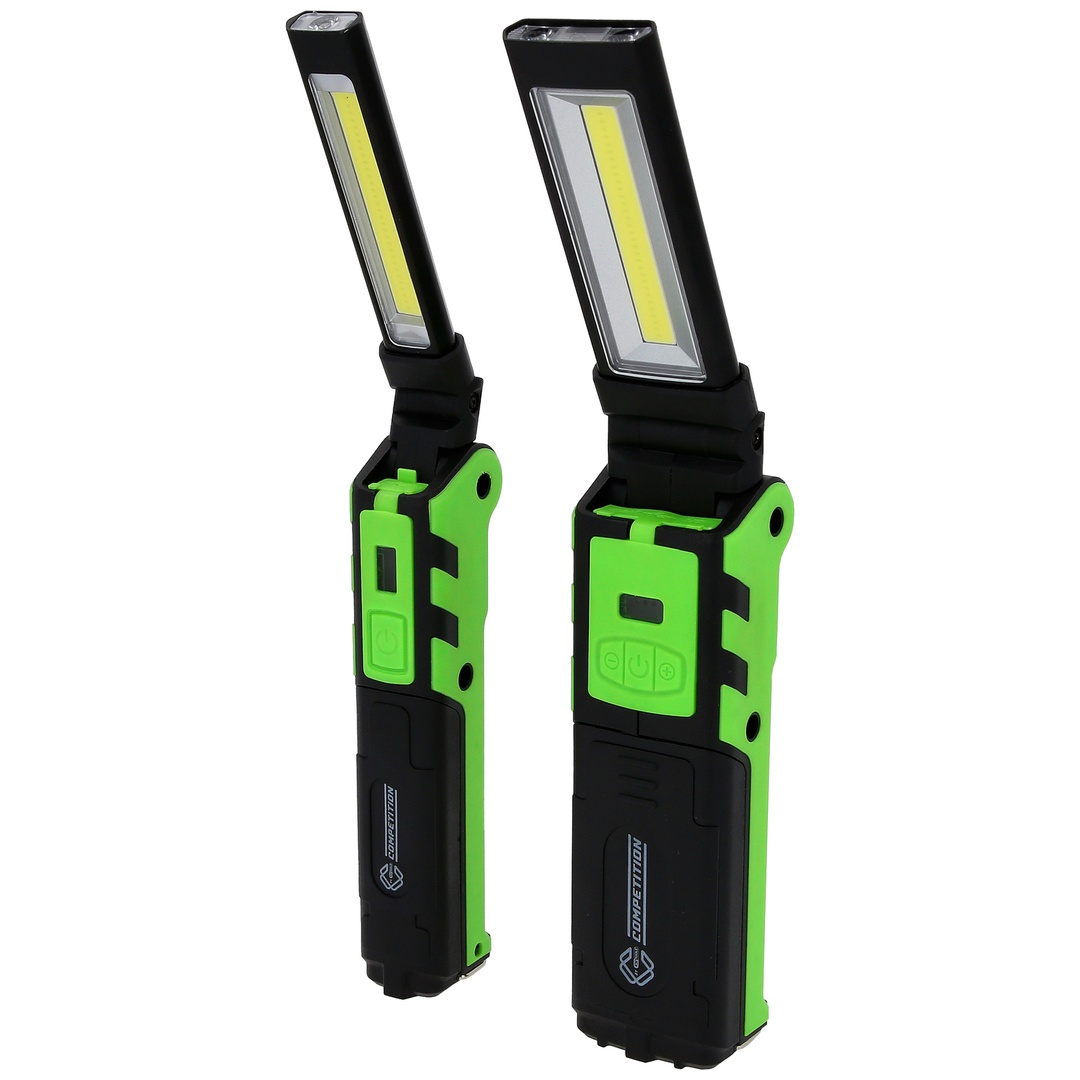 KS Tools COMPETITION LED-Arbeitslampen-Set 2-tlg., dimmbar, mit Powerbank