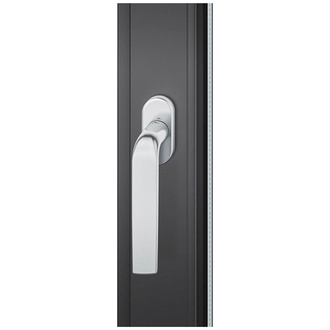 FSB Fenstergriff ovale Ros. 7mm Stift. 10mm Nocken Stiftüberstand 24-38mm Edelstahl fein matt