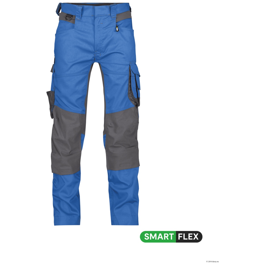 Dassy Stretch-Arbeitsbundhose Dynax 200980 PESCO41 Gr. 52-Standard Azurblau/anthrazitgrau