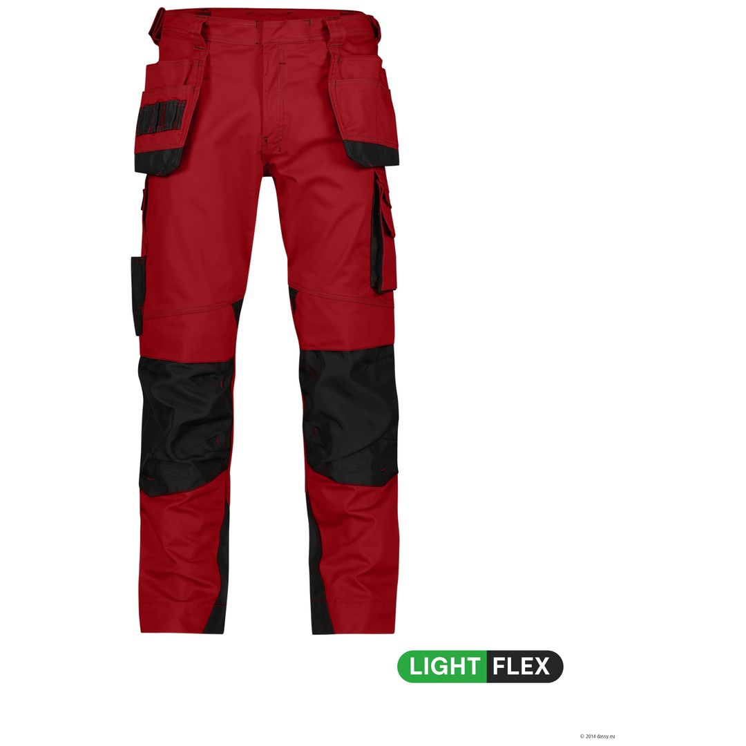 Dassy Arbeitsbundhose Magentic 200908 PESCO63 Gr. 58-STANDARD rot/schwarz