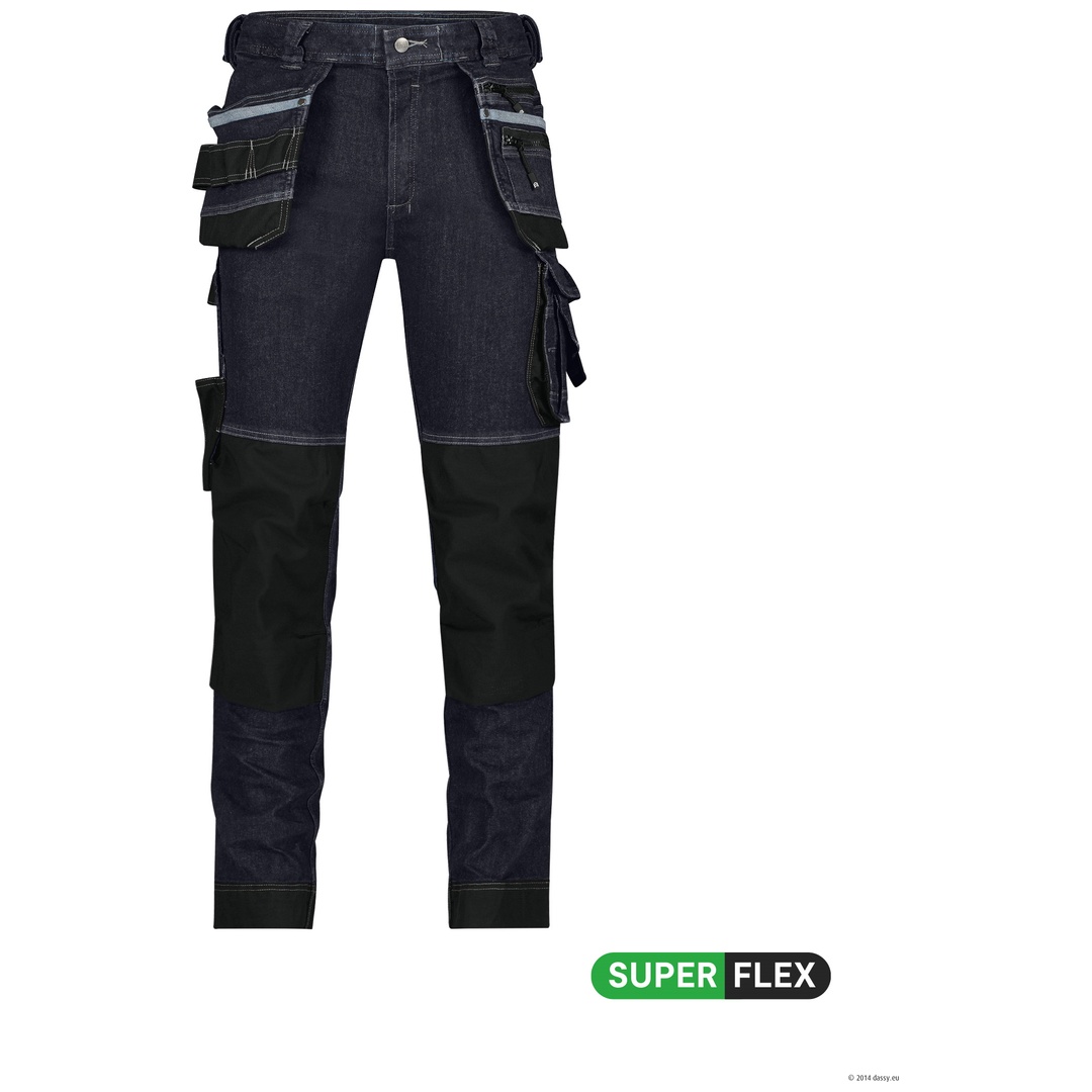 Dassy Stretch-Arbeitsjeans Melbourne 200953 CO93 Gr. 60-Standard Blau