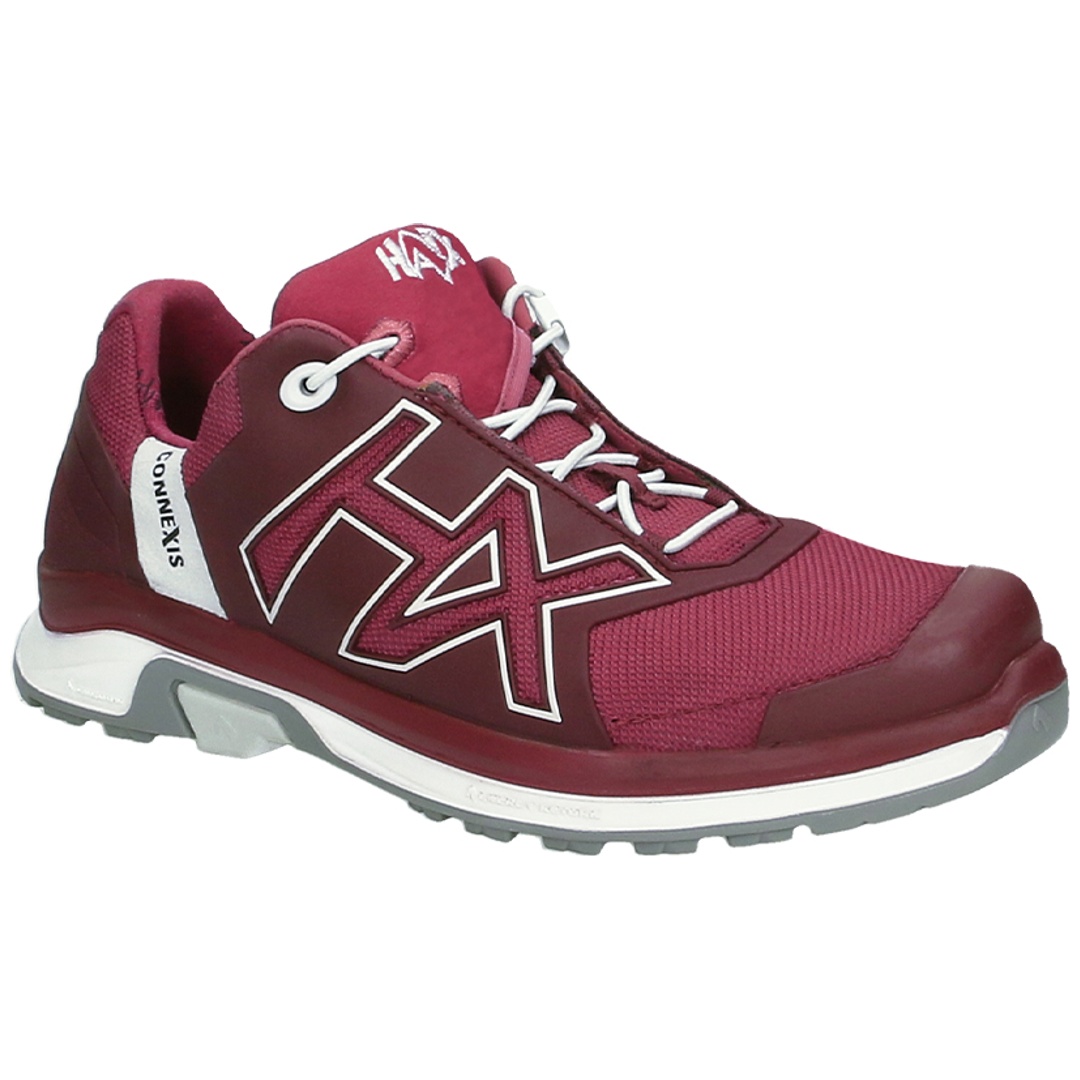 Haix Sicherheitshalbschuh CONNEXIS Air 2.0 Ws low Gr. 42 weinrot/silber