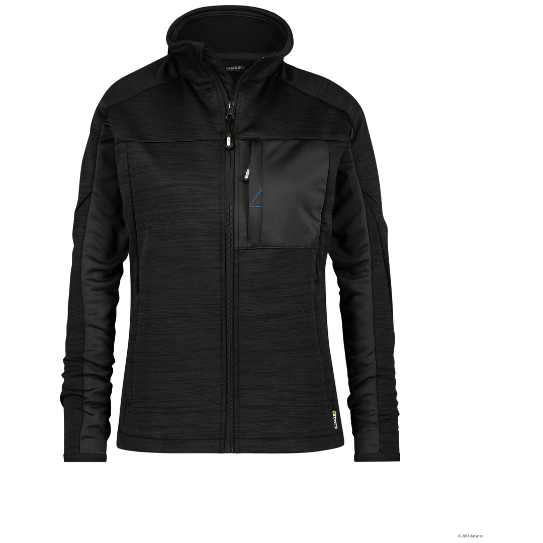 Dassy Fleecejacke Convex 300474 Damen PES38 Gr. 2XL schwarz