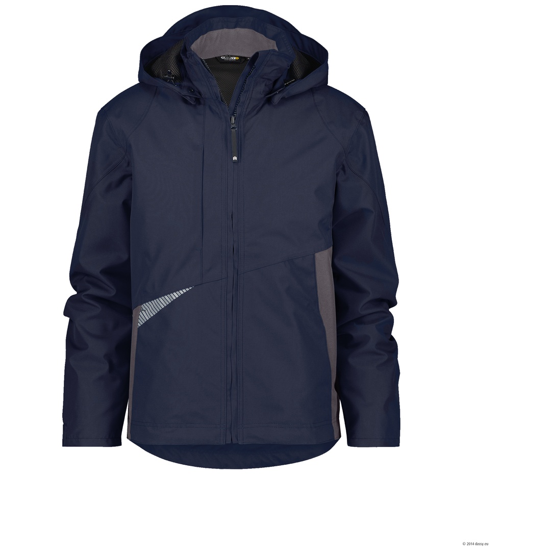 Dassy Wasser- & winddichte Arbeitsjacke Hyper 300404 PES80 Gr. L nachtblau/anthrazitgrau
