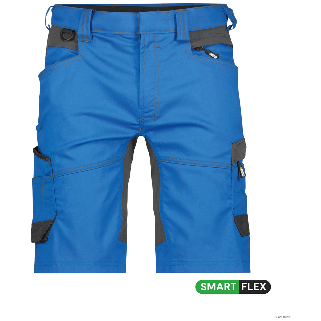 Dassy Stretch-Arbeitsshorts Axis 250082 PESCO41 Gr. 54 azurblau/anthrazitgrau