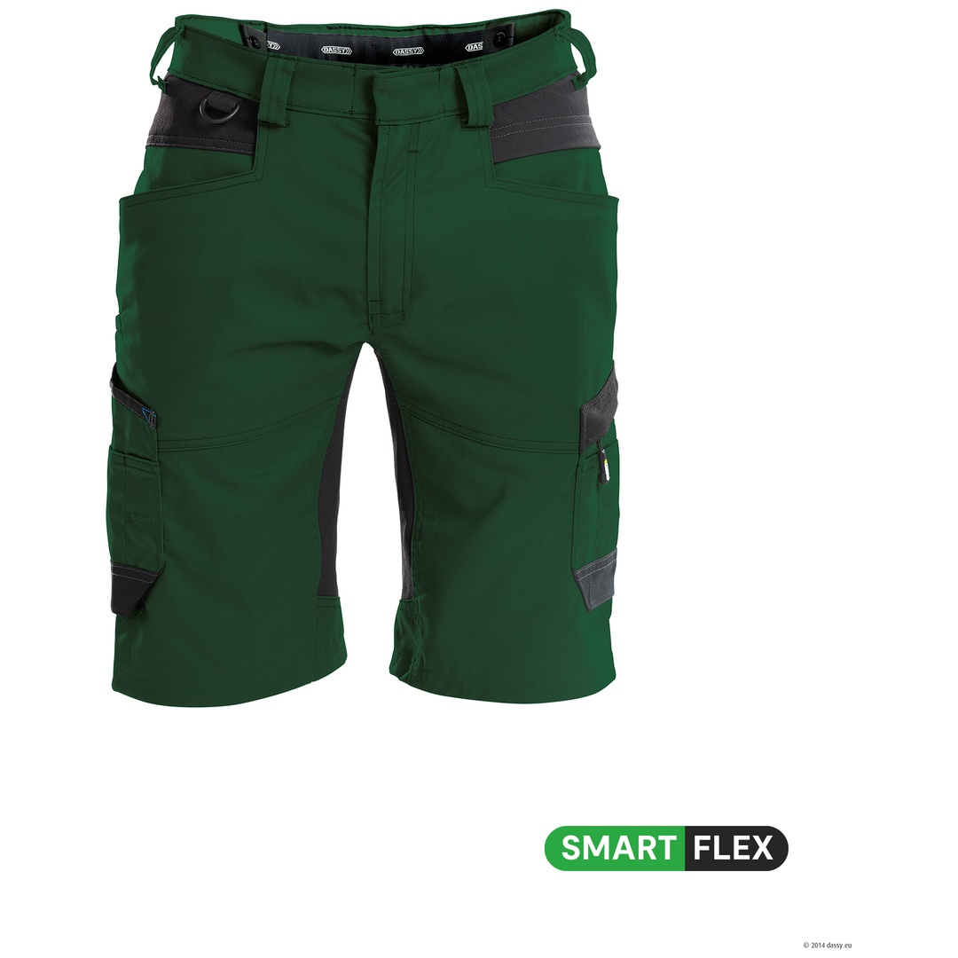 Dassy Stretch-Arbeitsshorts Axis 250082 PESCO41 Gr. 54 flaschengrün/schwarz
