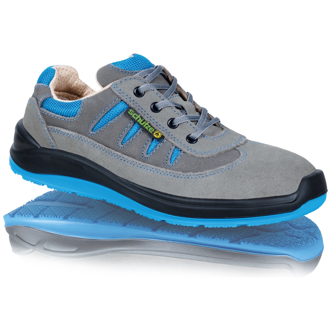 Schütze Sicherheitsschuhe 1172 SPORTIV ESD S2 Gr. 43 grau /blau