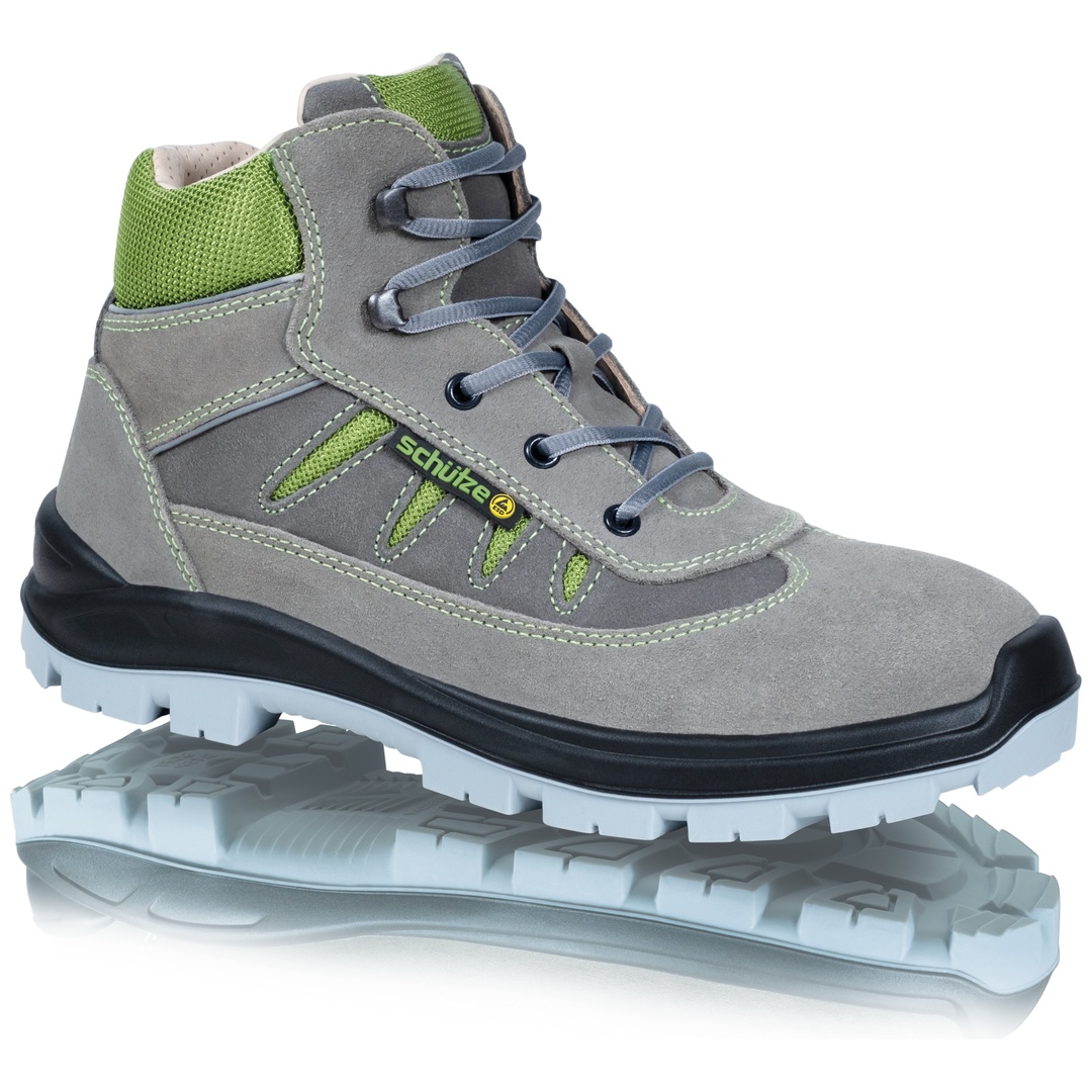 Schütze Sicherheitsschuhe 1383 SPORTIV ESD S3 Gr. 41 grau /grün