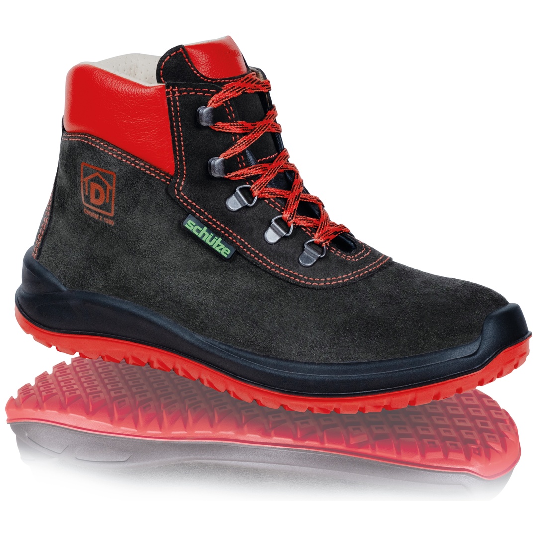 Schütze Sicherheitsstiefel 4346 Dachdeckerprofi O3 Gr. 46 rot/schwarz