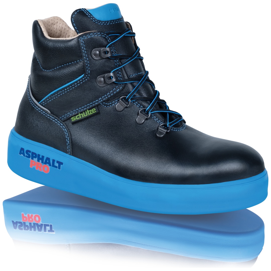 Schütze Sicherheitsstiefel Asphaltprofi S2 Gr. 45 Schwarz/blau