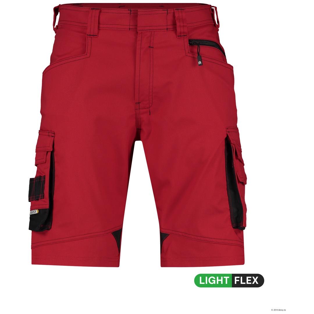 Dassy Arbeitsshorts Cosmic 250067 PESCO63 Gr. 62 rot/schwarz