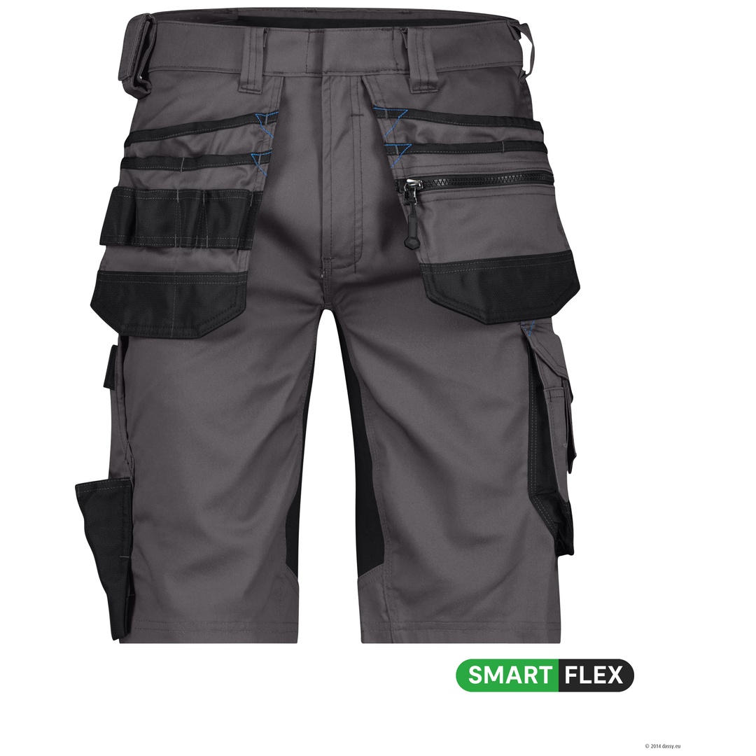 Dassy Stretch-Arbeitsshorts Trix 250083 PESCO41 Gr. 62 anthrazitgrau/schwarz
