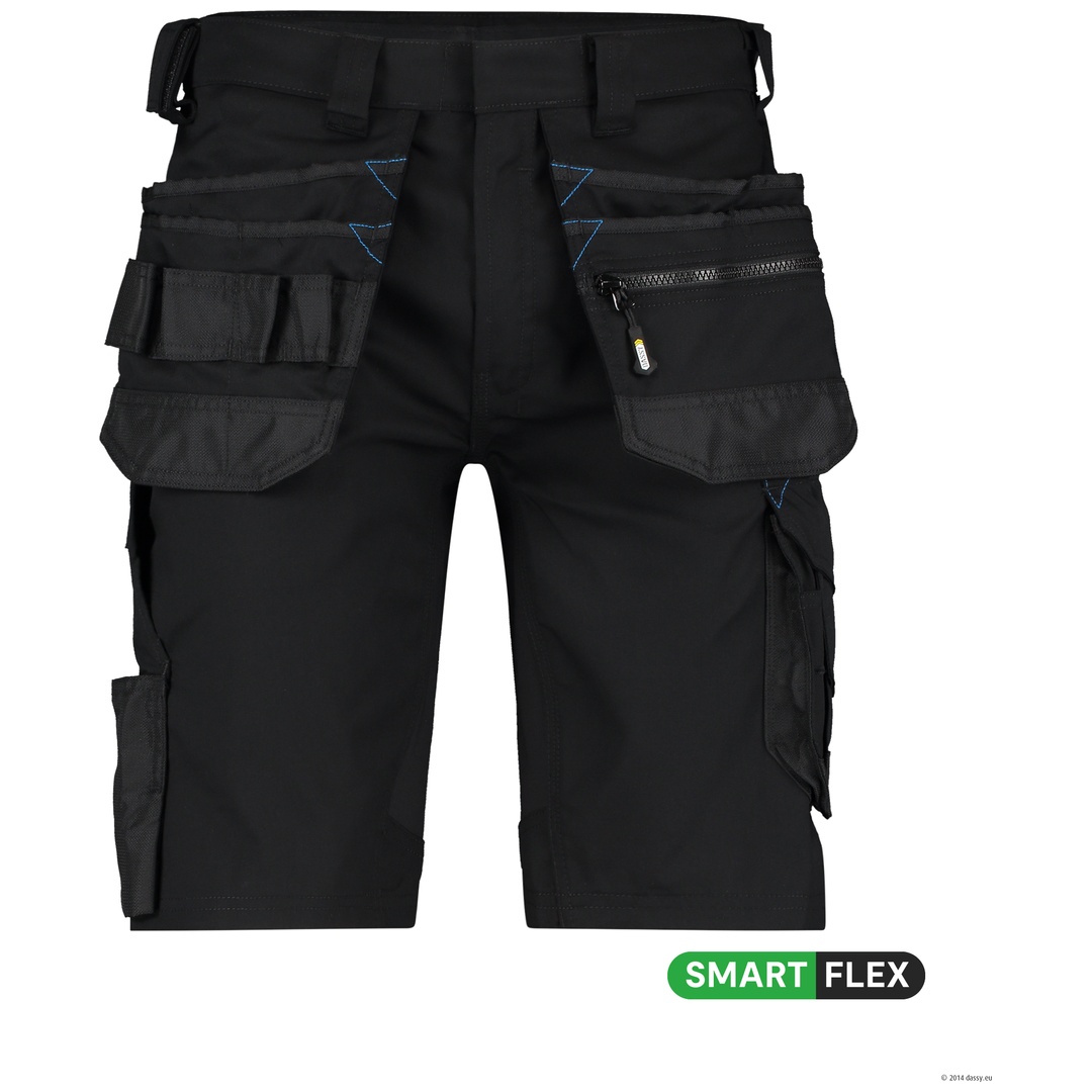 Dassy Stretch-Arbeitsshorts Trix 250083 PESCO41 Gr. 44 Schwarz