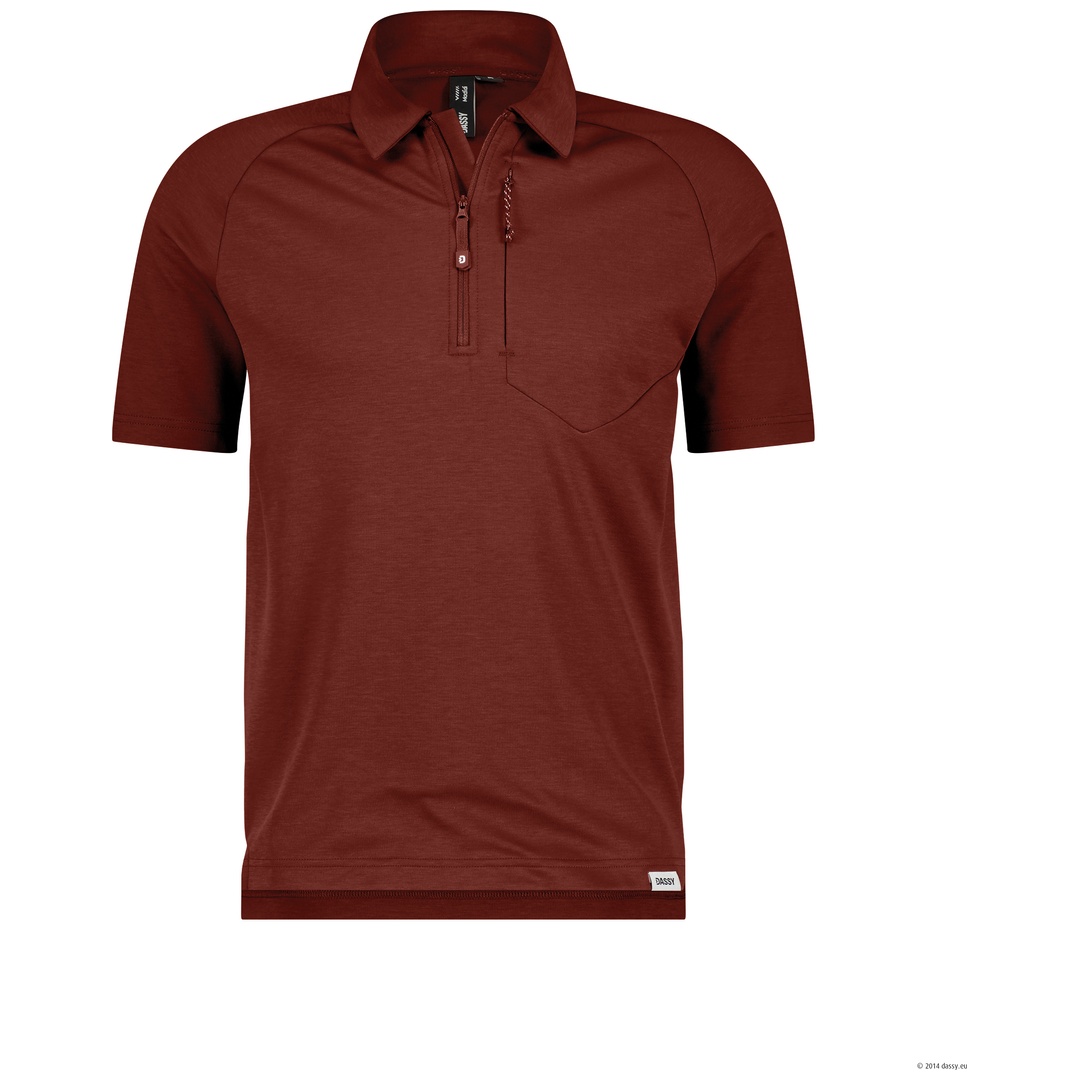 Dassy Poloshirt Madidi 710067 COPES48 Gr. 4XL ziegelrot