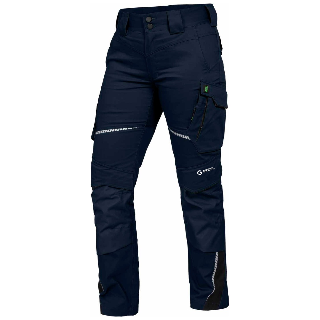 Leibwächter Bundhose FLXDH Flex-Line Damen Gr. 46 marine/schwarz mit GREIPL Druck