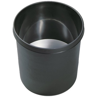 helit Sicherheitspapierkorb, schwarz