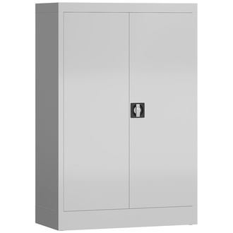 Lüllmann ClassiX Flügeltürenschrank, lichtgrau, 1200x800x380mm