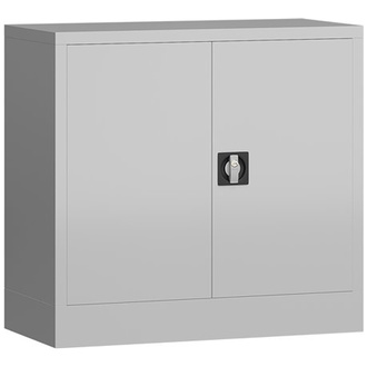 Lüllmann ClassiX Flügeltürenschrank, lichtgrau, 750x800x380mm