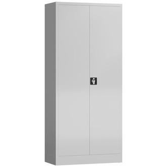Lüllmann ClassiX Flügeltürenschrank, lichtgrau, 1800x800x380mm