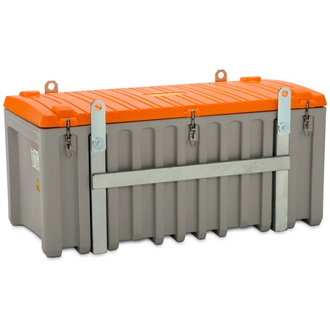 Cemo Werkzeugbox CEMbox 750 l B1700xT840xH800 mm grau/orange kranbar mit Seitentür