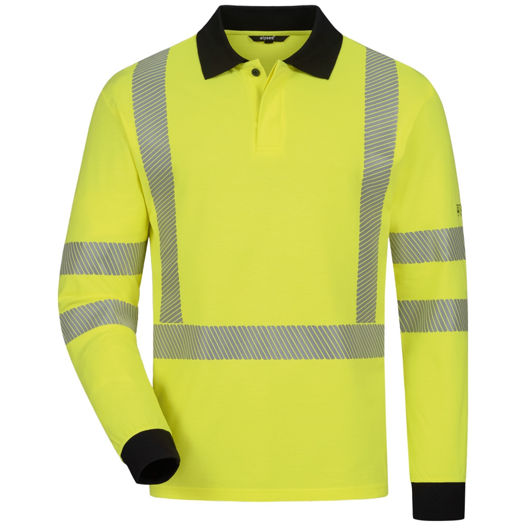 Feldtmann Elysee Multinorm Poloshirt Helbert 23408 Gr. S leuchtgelb/marine