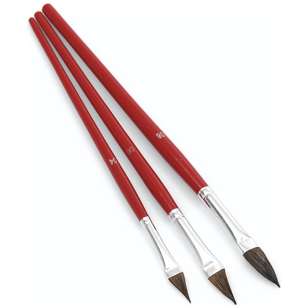 Nölle Ausbesserungspinsel-Set 3-tlg. Größe 4,6,8