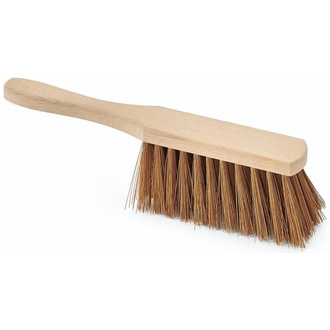 NÖLLE Industriehandfeger Poly-Kokos 28cm unlackiert