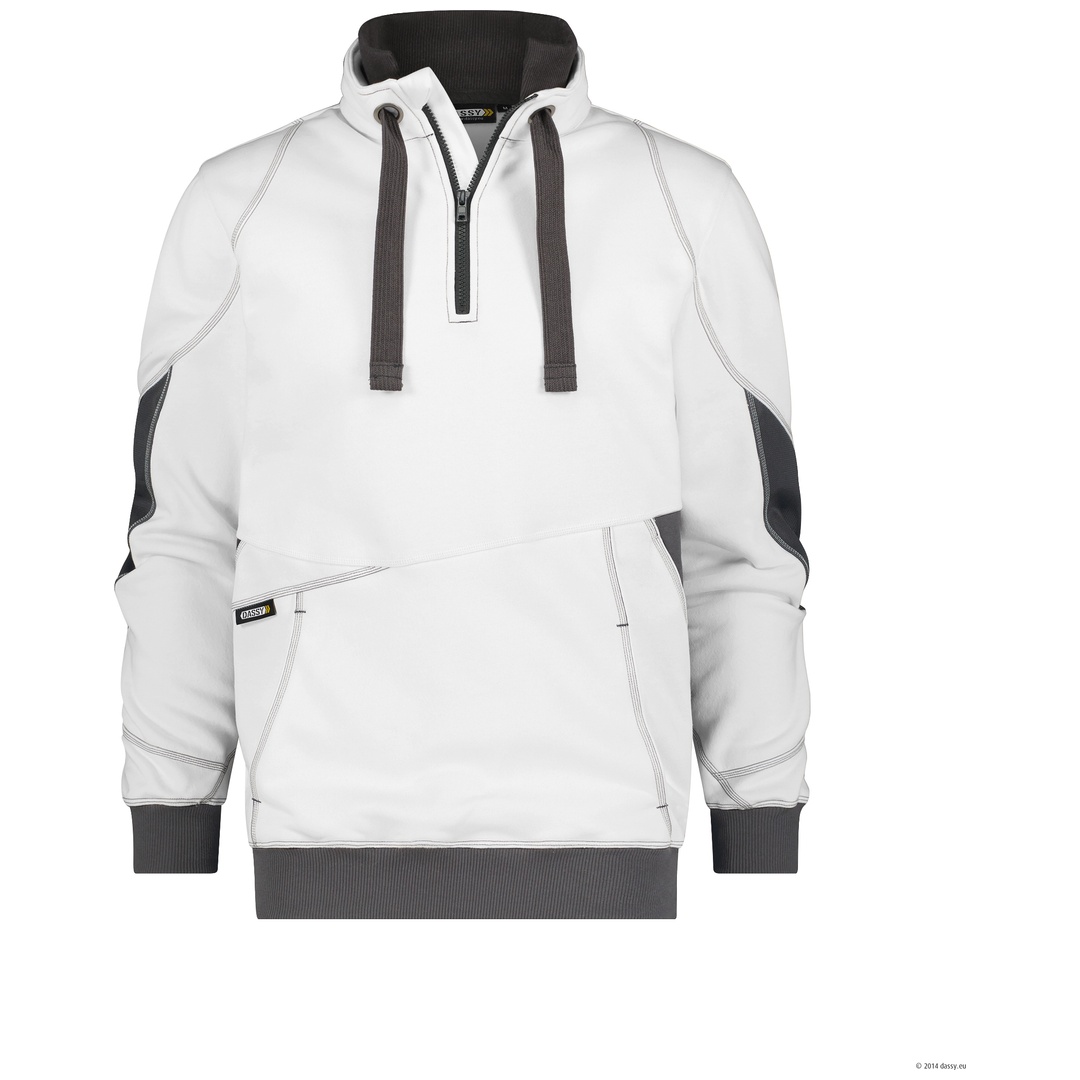 Dassy Sweatshirt Stellar 300394 COPES80 Gr. M weiß/anthrazitgrau