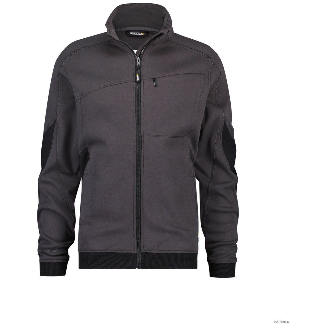 Dassy Sweatshirt Velox 300450 COPES86 Gr. M anthrazitgrau/schwarz