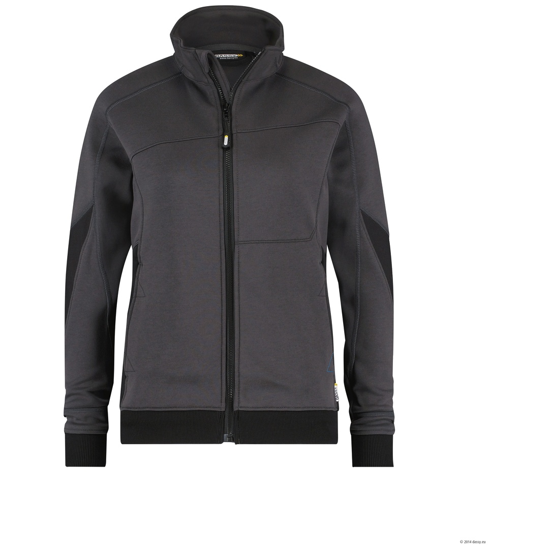 Dassy Sweatshirt Velox Women 300472 COPES86 Gr. L anthrazitgrau/schwarz