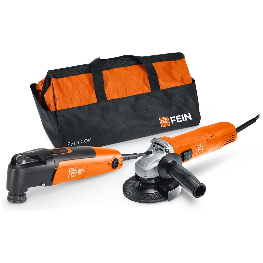 FEIN Vorteils-Combo Compact-Winkelschleifer CG 7-125 & Multimaster MM 300