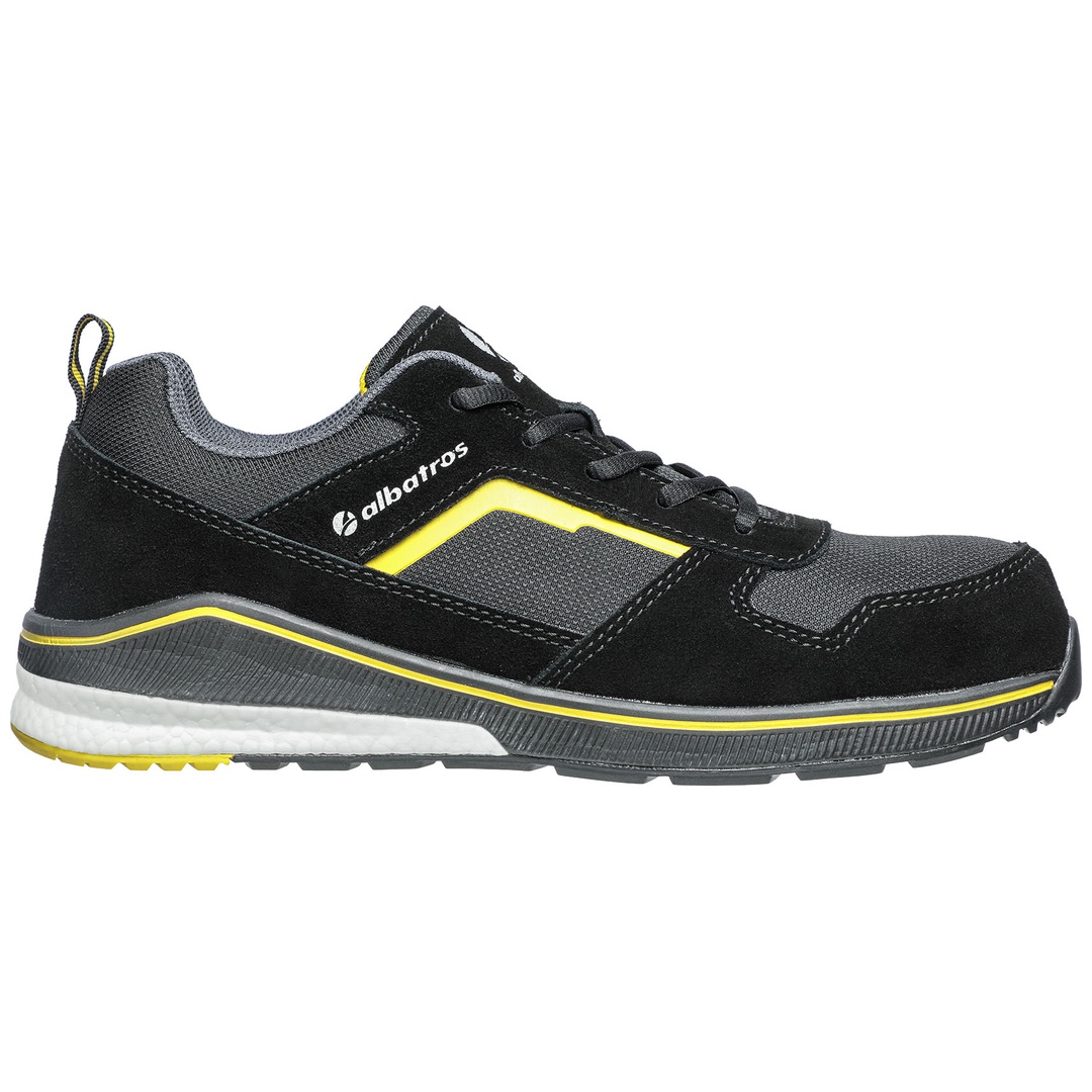 Albatros Sicherheitshalbschuh COURT Low 647600 S3 ESD HRO SRC Gr. 47 schwarz/gelb
