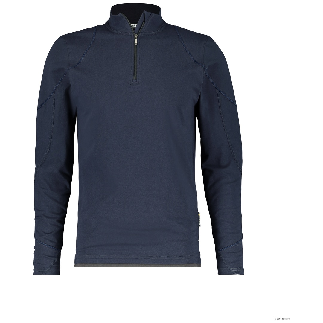 Dassy Langarmshirt Sonic 710012 COSPA05 Gr. 3XL nachtblau/anthrazitgrau