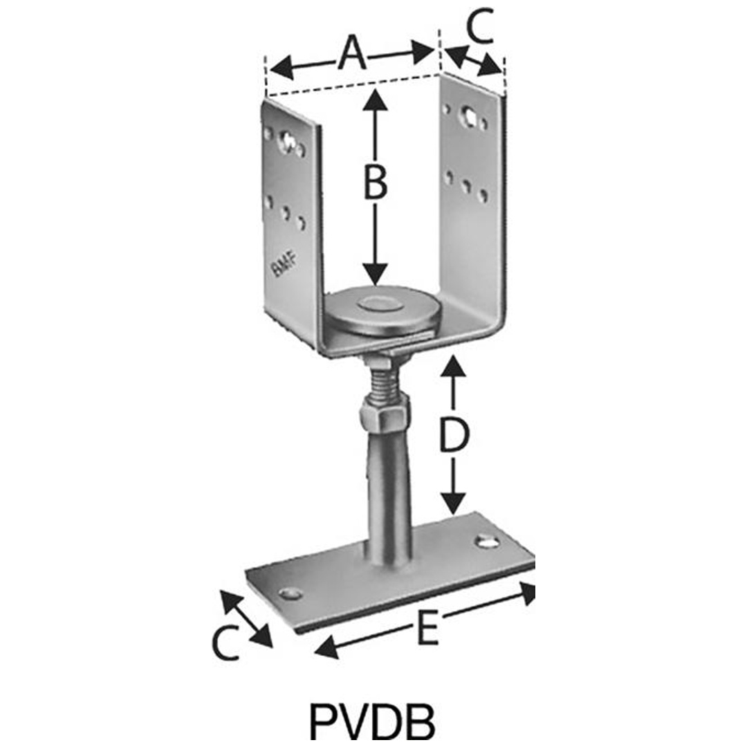 Simpson Stützenfuß PVDB80G