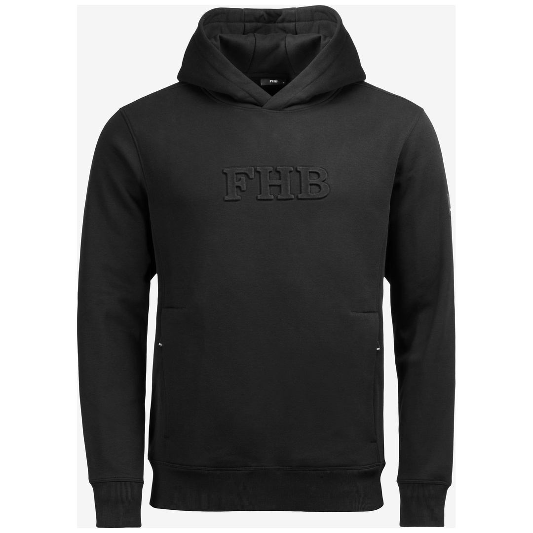 FHB Hoodie mit FHB-Logo BELLO 820500 Gr. 5XL schwarz